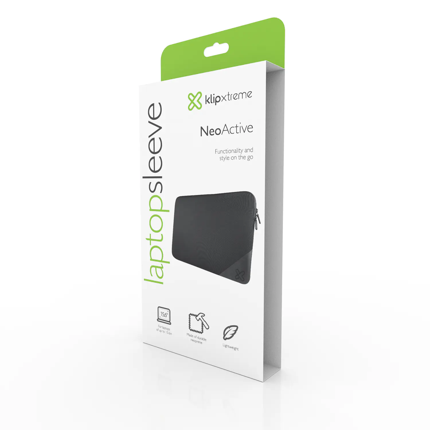 Klip Xtreme NeoActive KNS-120GR, Funda para Notebook 15.6