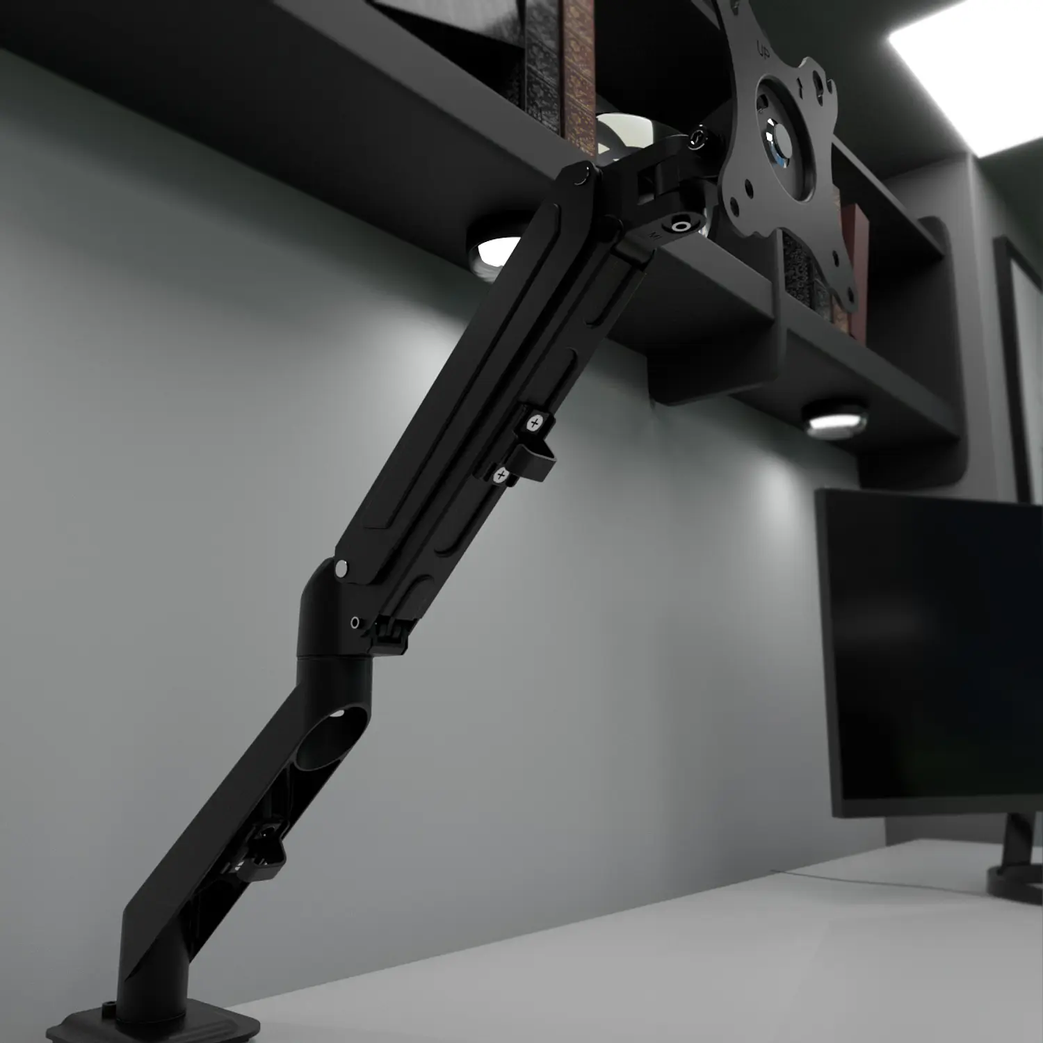 Klip Xtreme KMM-400, Soporte Neumático para Monitor 17-27