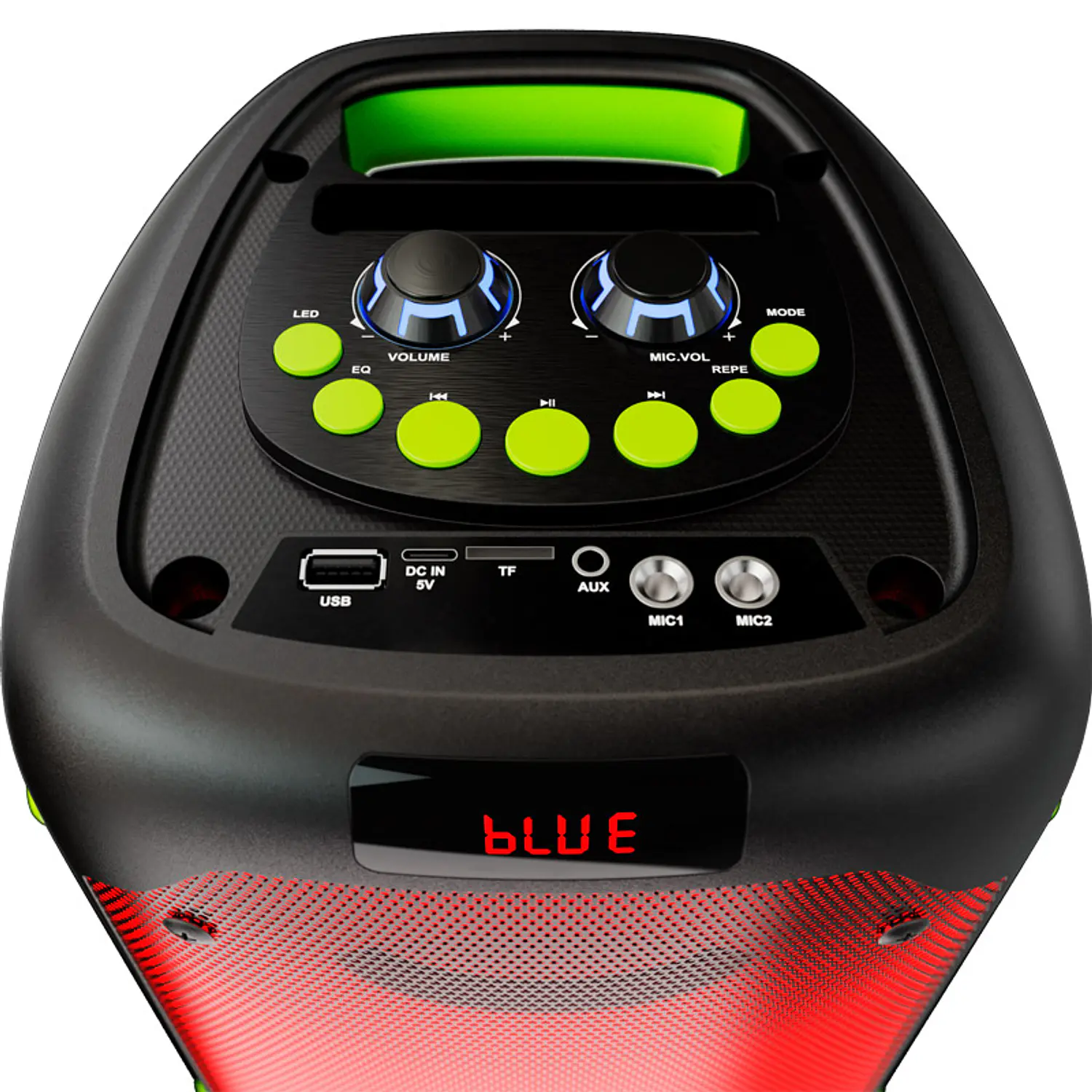 Parlante Karaoke Klip Xtreme BoomFire, 80W RMS, Bluetooth 5.0 y Luces LED 3