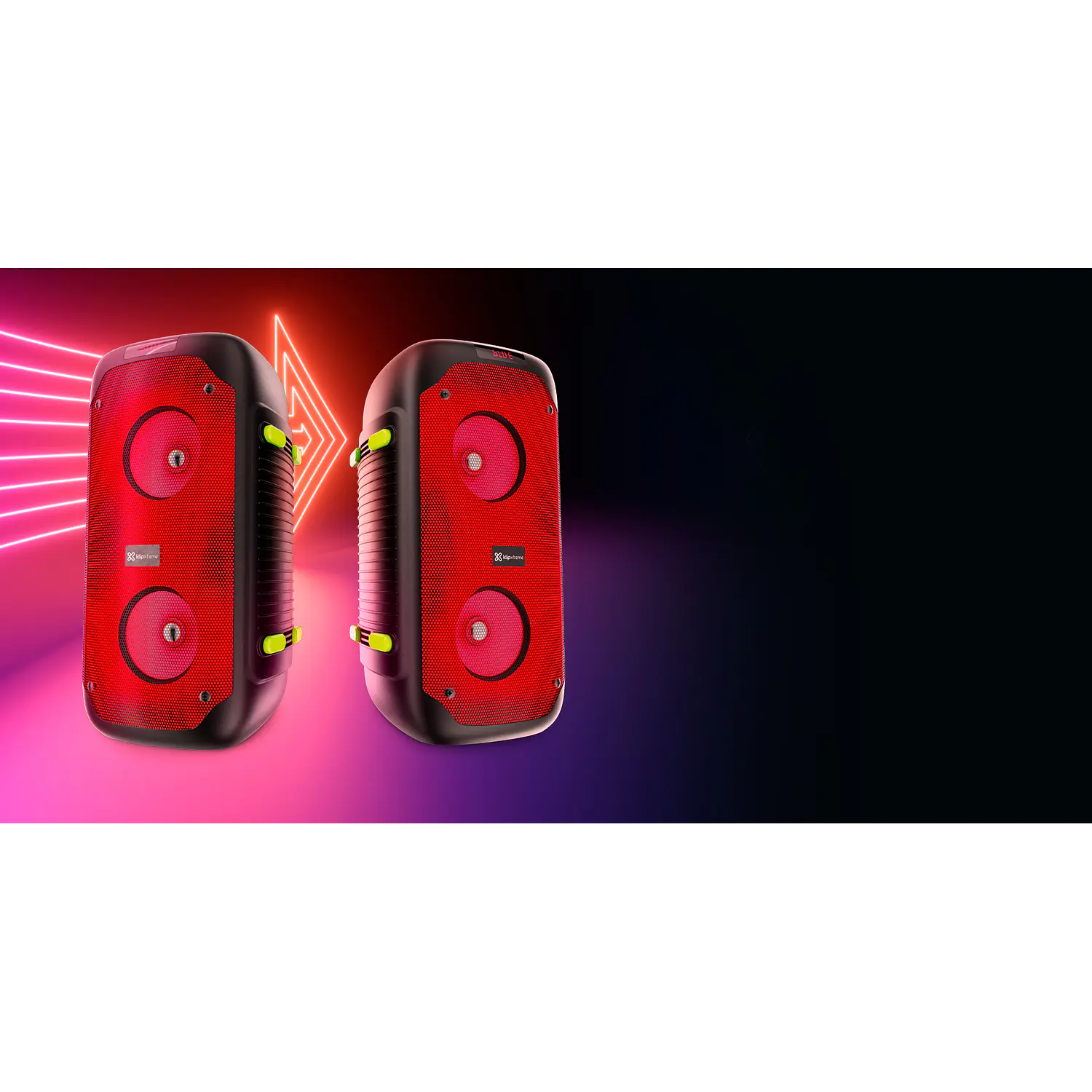 Parlante Karaoke Klip Xtreme BoomFire, 80W RMS, Bluetooth 5.0 y Luces LED 10