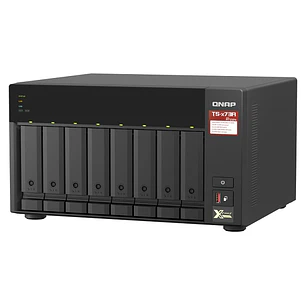 QNAP TS-873A-8G-US, Servidor NAS 8 Bahías, Ryzen V1500B, 8GB DDR4, 2x 2.5GbE, M.2 NVMe