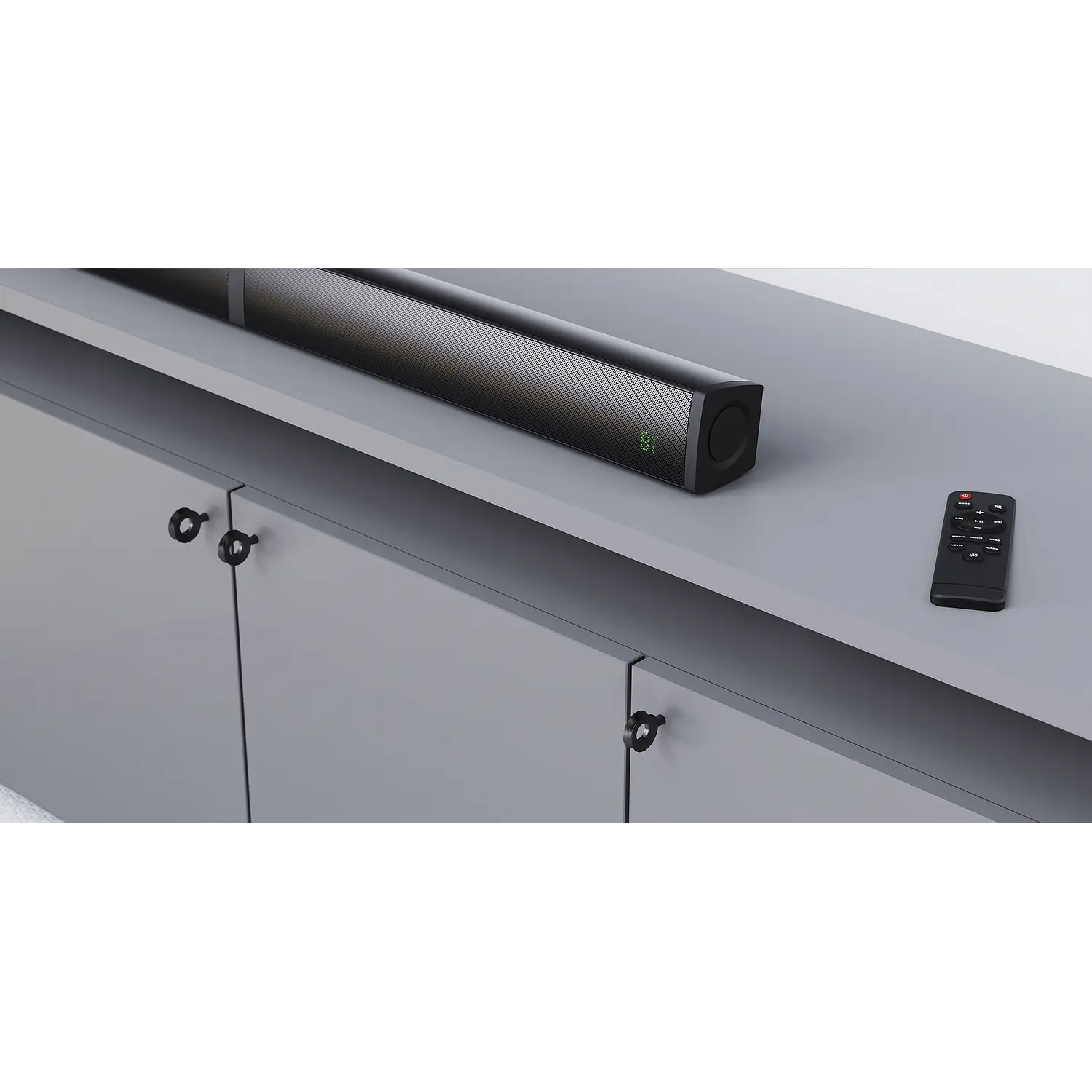 Klip Xtreme BoomBar Air KSB-301, Barra de Sonido 2.1 200W con Subwoofer Inalámbrico 7