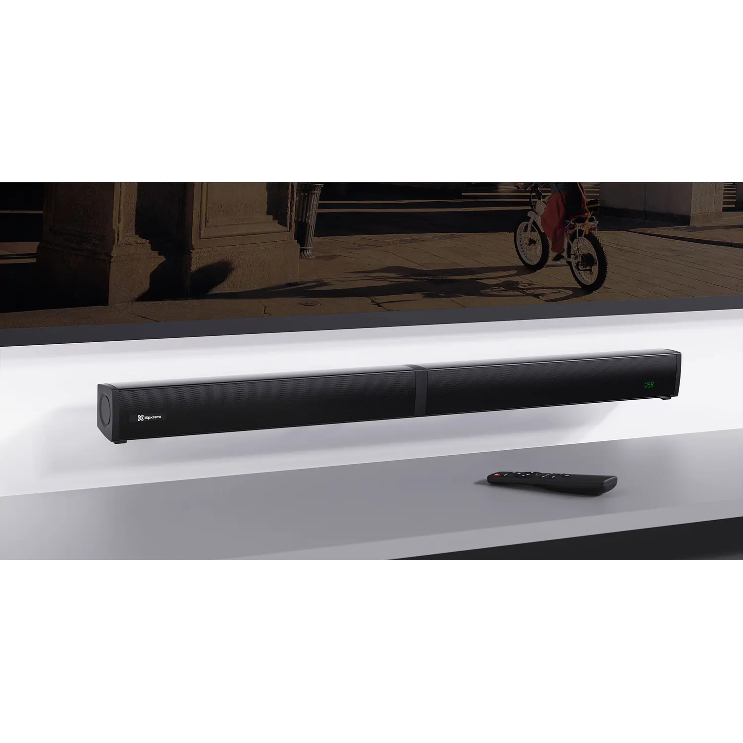 Klip Xtreme BoomBar Air KSB-301, Barra de Sonido 2.1 200W con Subwoofer Inalámbrico 9