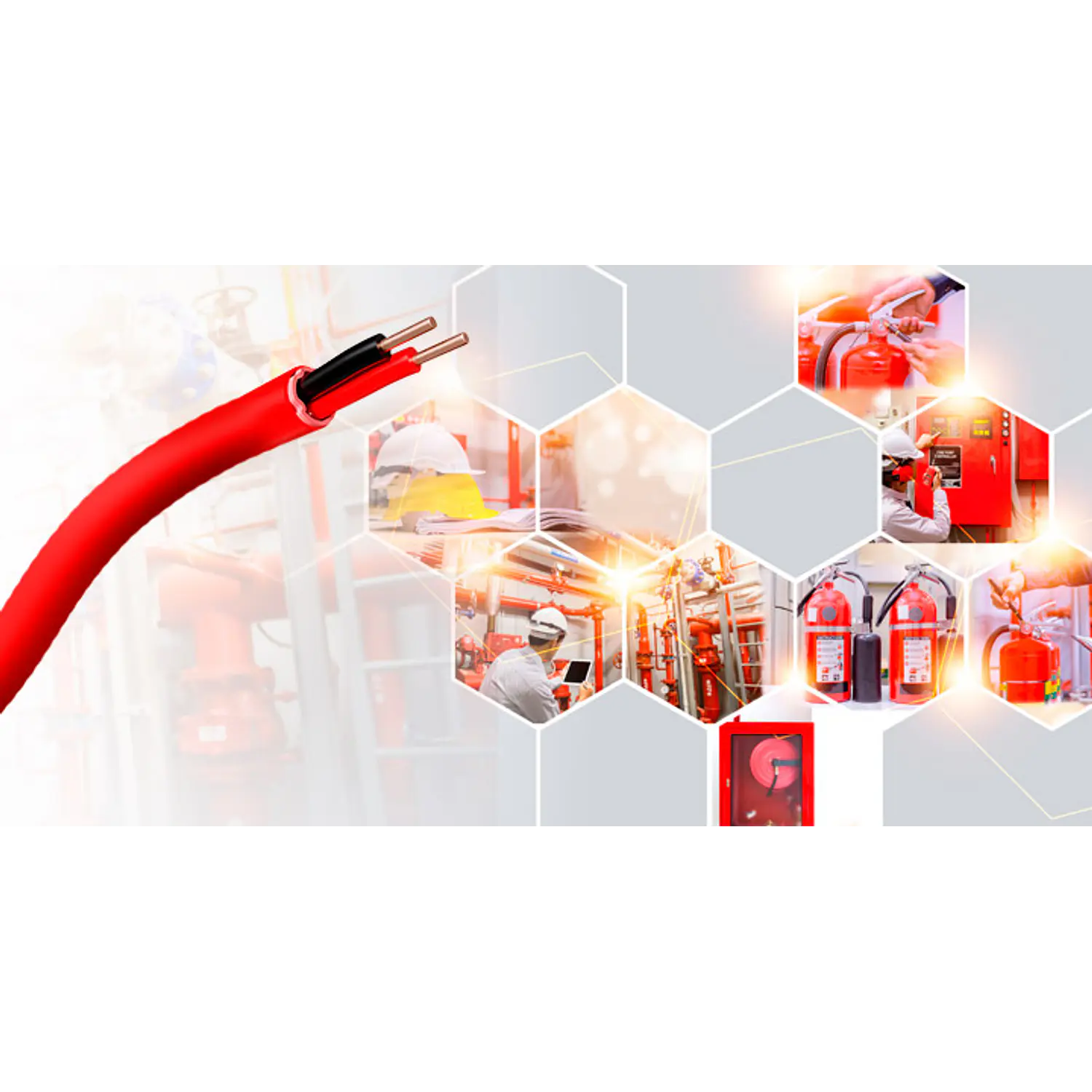 Nexxt Solutions NFC-18URR, Cable para Alarma de Incendio FPLR 18AWG, 305m, Rojo 5