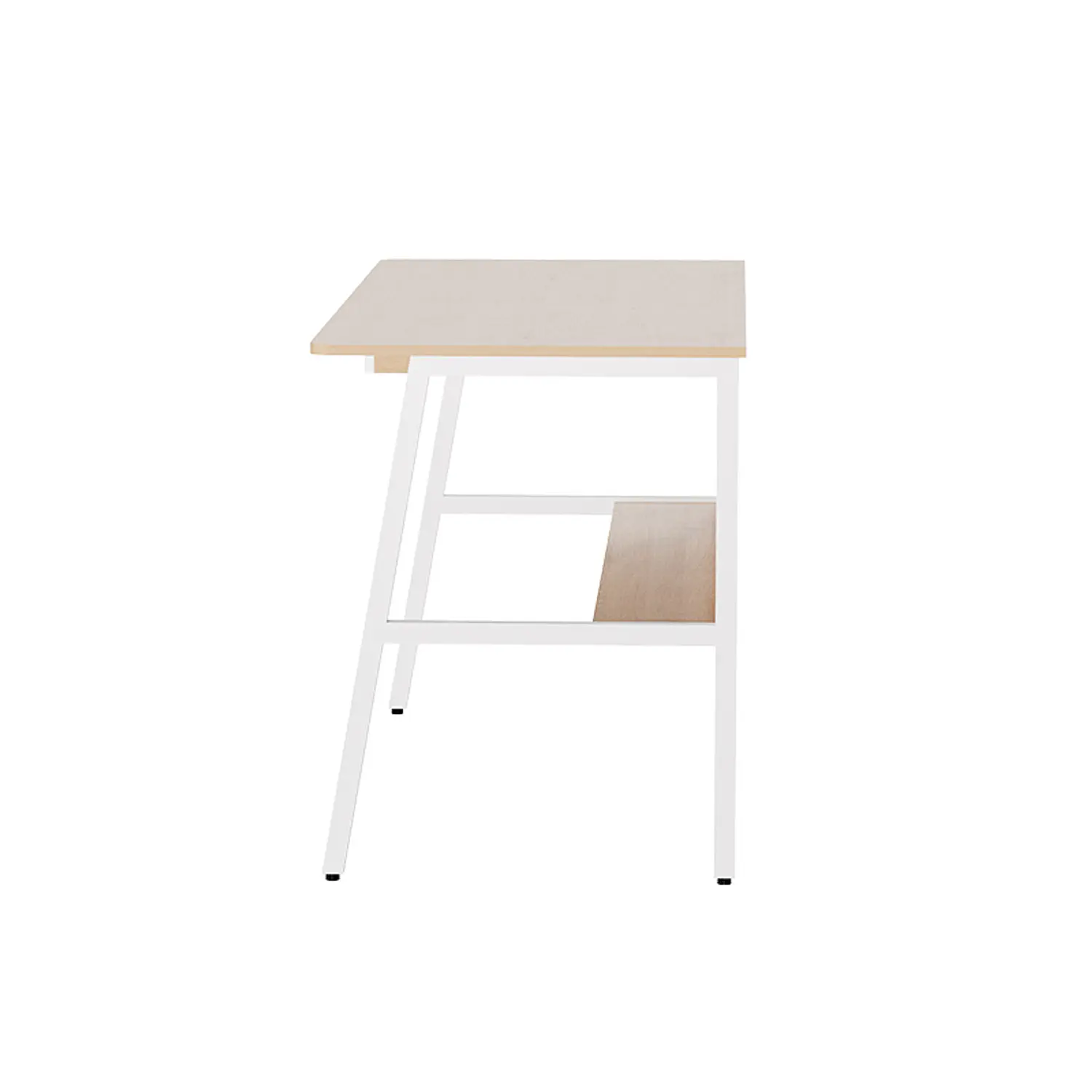 Xtech XTF-CD207, Escritorio 120x60x76 cm, Gaveta, Estante, Marco de Acero, 40 kg, Roble/Blanco 3