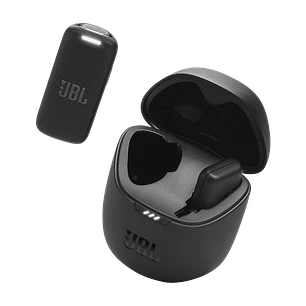JBL Quantum Stream Wireless USB-C, Micrófono Gamer Inalámbrico de Solapa, 2.4 GHz, Negro