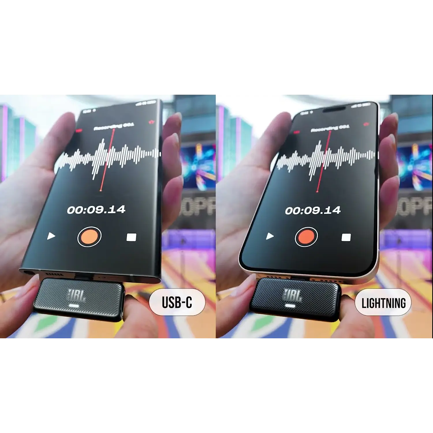 JBL Quantum Stream Wireless USB-C, Micrófono Gamer Inalámbrico de Solapa, 2.4 GHz, Negro 19