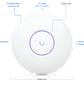 Ubiquiti UniFi U7 Pro, Punto de Acceso Wi-Fi 7 Tri-Banda, 6GHz, 2.5GbE, PoE+ - Miniatura 1