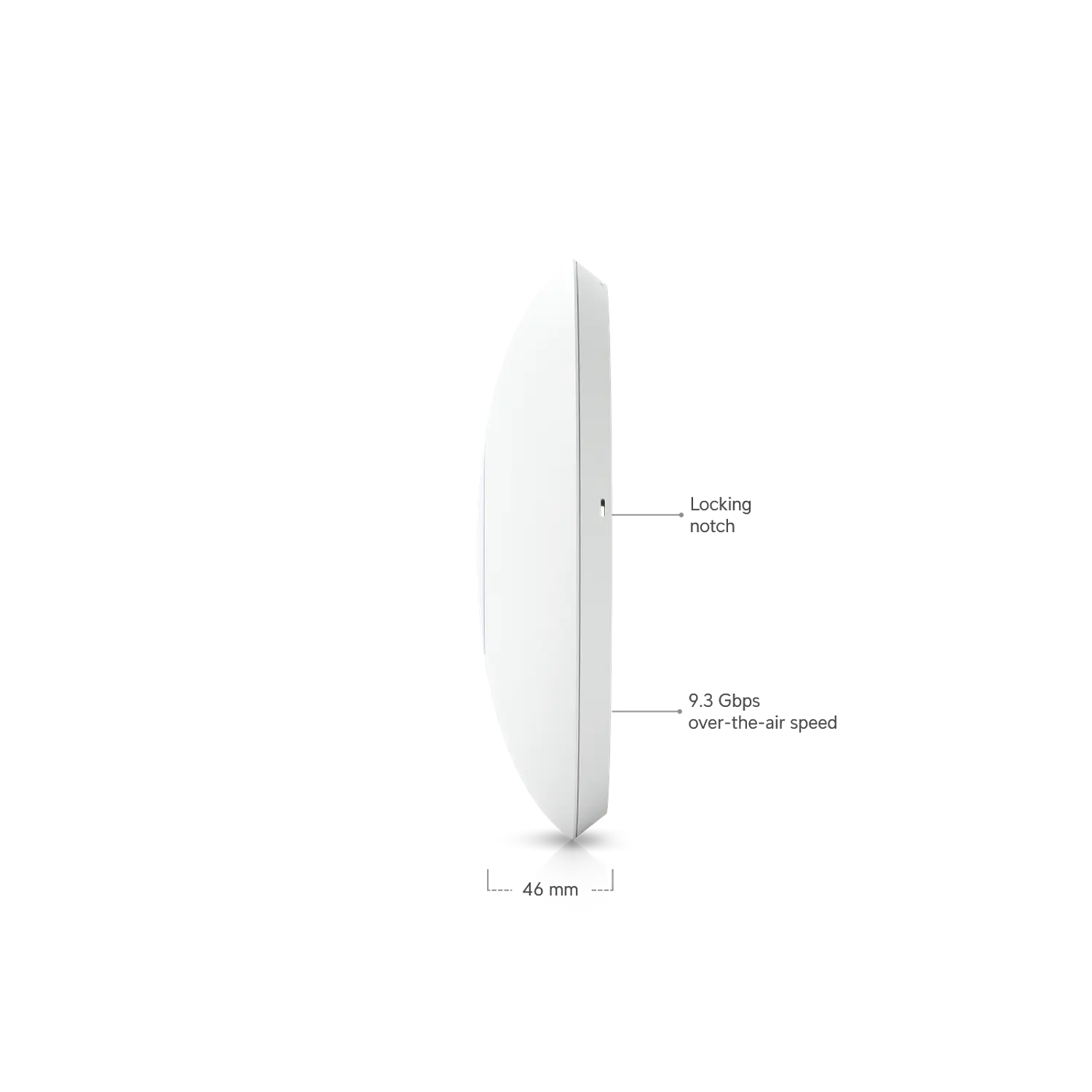 Ubiquiti UniFi U7 Pro, Punto de Acceso Wi-Fi 7 Tri-Banda, 6GHz, 2.5GbE, PoE+ 4