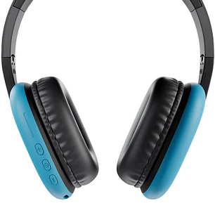 Klip Xtreme KWH-010BL ZoundTune Audífonos Bluetooth On-Ear, 25h, 3.5mm, Azul