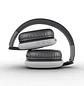 Klip Xtreme KWH-010GR ZoundTune Audífonos Bluetooth On-Ear, 25h, 3.5mm, Gris - Miniatura 4