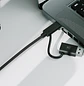 Xtech XTC-532, Cable USB-C 2 en 1 con Adaptador USB-A, 1,82 m, 60W, 480 Mbps - Miniatura 4