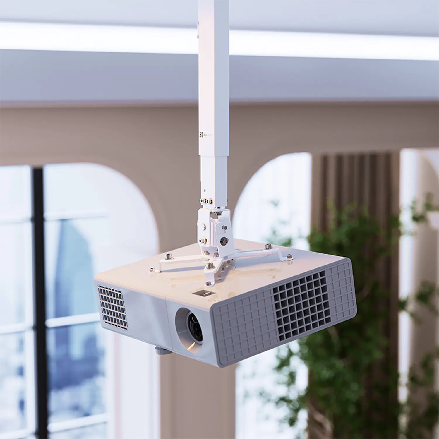 Klip Xtreme KPM-581, Soporte Universal para Proyector, Techo/Pared, 20kg, Blanco 9