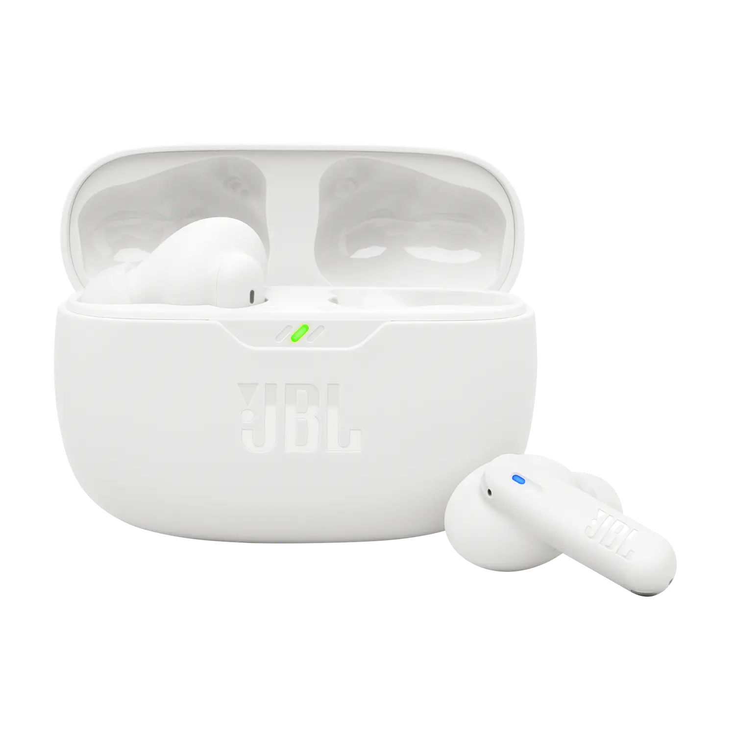 JBL Wave Beam 2, Audífonos Inalámbricos ANC, 4 Micrófonos, Bluetooth 5.3, 40h, IP54, Blanco 1