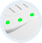Forza FVP-6630B Zion, Protector de Voltaje 220V, 6600W, 30A, 880J, Bornera, Blanco - Miniatura 5