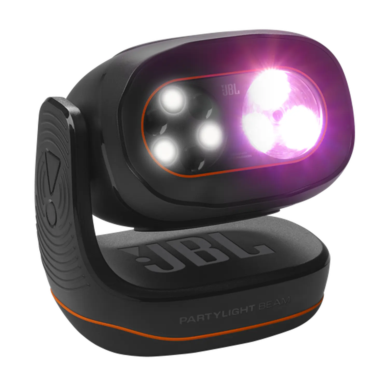 JBL PartyLight Beam, Luz de Fiesta LED RGB 20W con Sincronización Musical, Negro 1