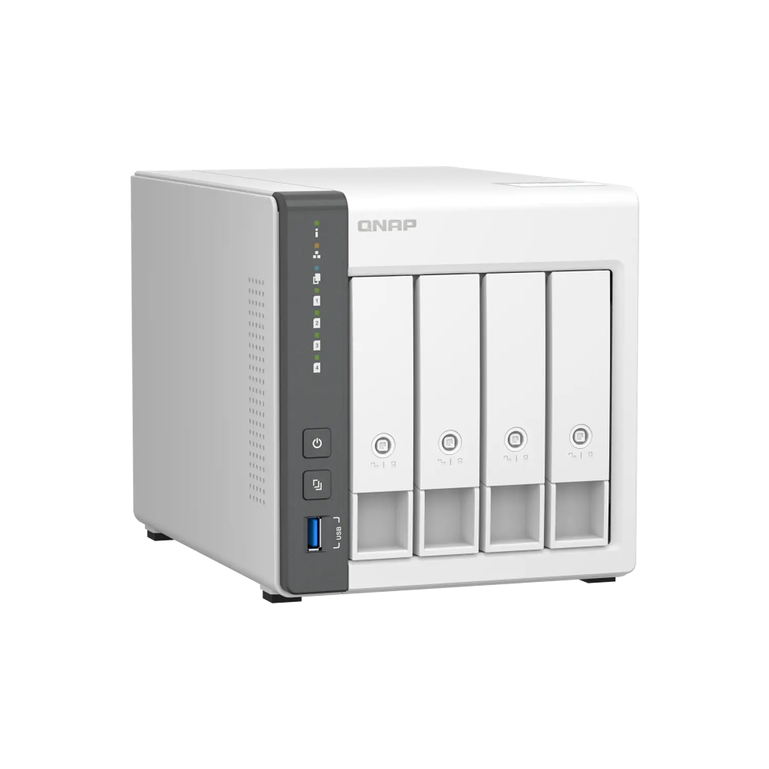 QNAP TS-433-4G-US NAS Torre 4 Bahías, Cortex-A55 Quad-Core, 4GB RAM, 2.5GbE 4