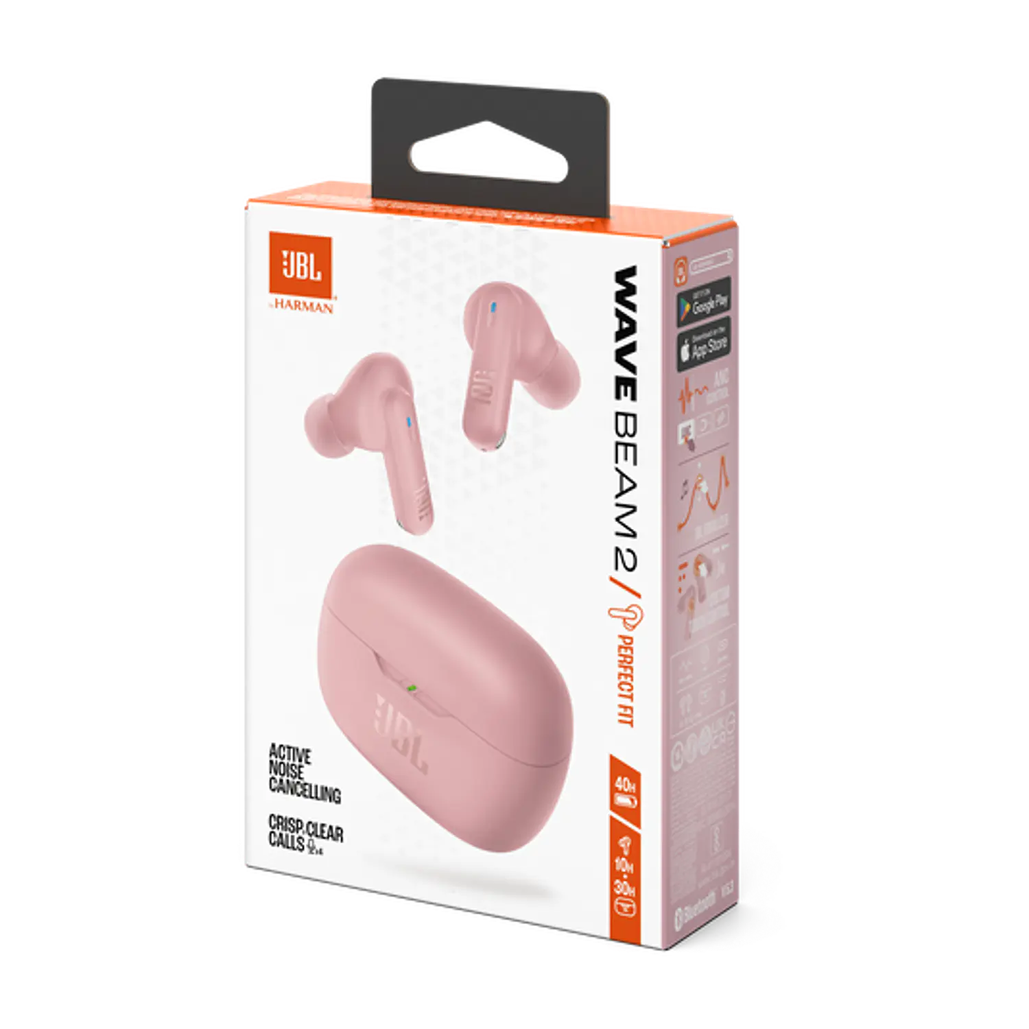 JBL Wave Beam 2 JBLWBEAM2PIK, Audífonos True Wireless ANC, Bluetooth 5.3, IP54, 40h, Rosado 12