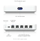 Ubiquiti UniFi Cloud Gateway Max UCG-Max, 512GB NVMe, 5x 2.5GbE, IDS/IPS 2.3Gbps - Miniatura 4