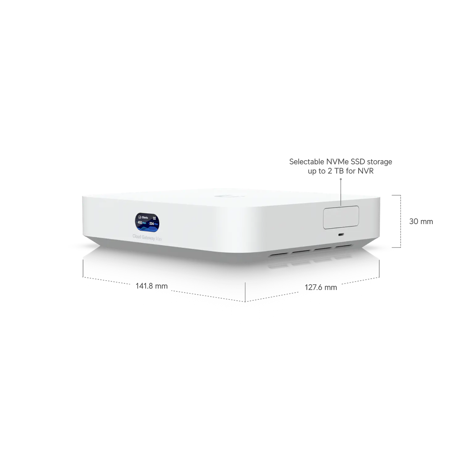 Ubiquiti UniFi Cloud Gateway Max UCG-Max, 512GB NVMe, 5x 2.5GbE, IDS/IPS 2.3Gbps 5