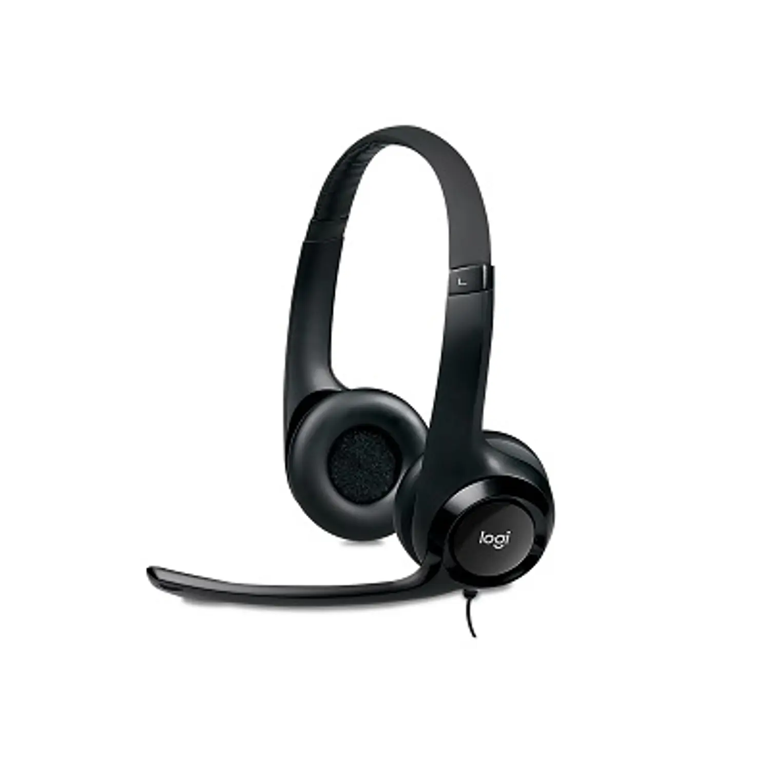 Logitech H390, Audífono USB-A con Micrófono, Estéreo, Supresión de Ruido, Control en Cable, Negro 1