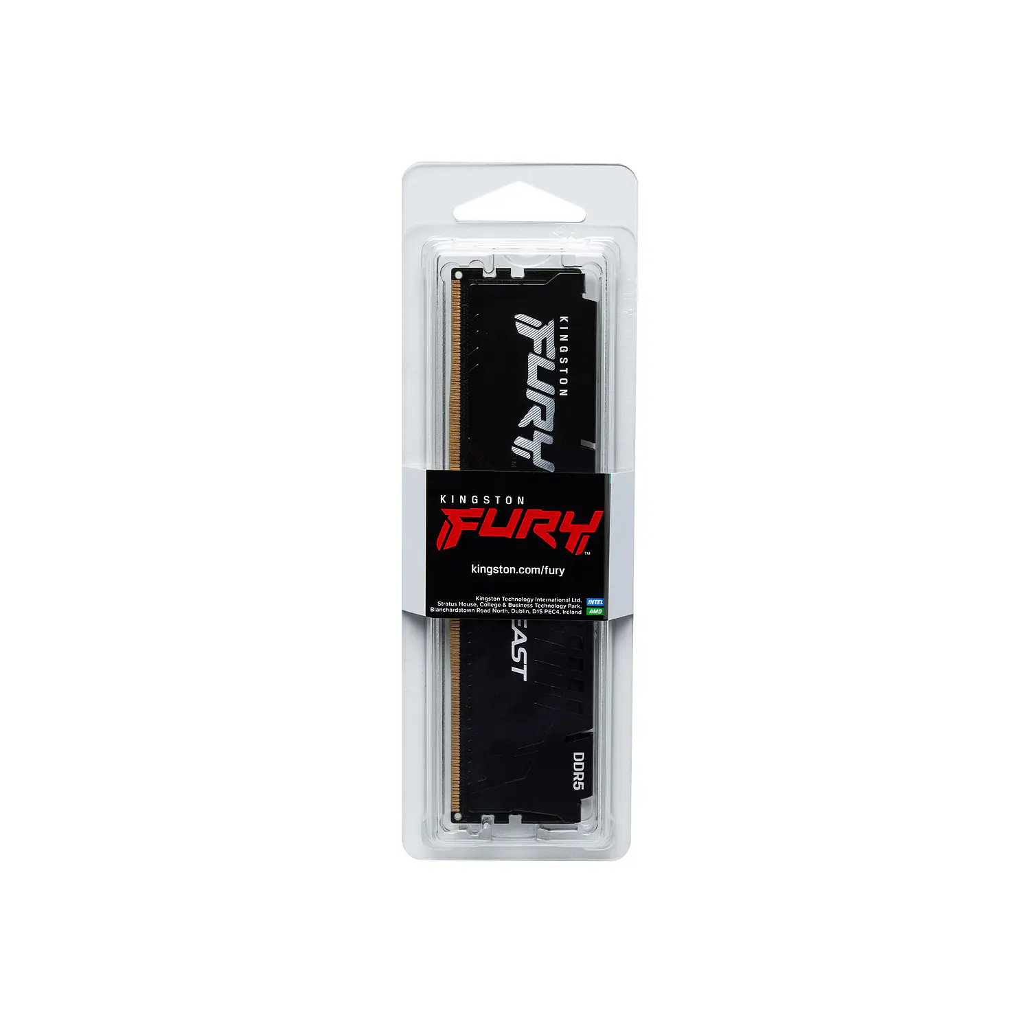 Kingston FURY Beast KF556C40BB-8, Memoria RAM 8GB DDR5, 5600MT/s, CL40, DIMM 3