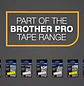 Brother HSe-211E, Tubo Termorretráctil 5.2mm x 1.5m, Negro sobre Blanco, 3:1 - Miniatura 4