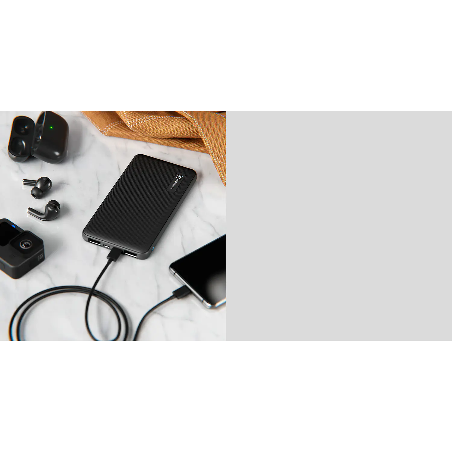 Klip Xtreme KPB-500 PowerCell Plus, Power Bank 10000mAh, USB-C 15W, 2 USB-A, Negro 15
