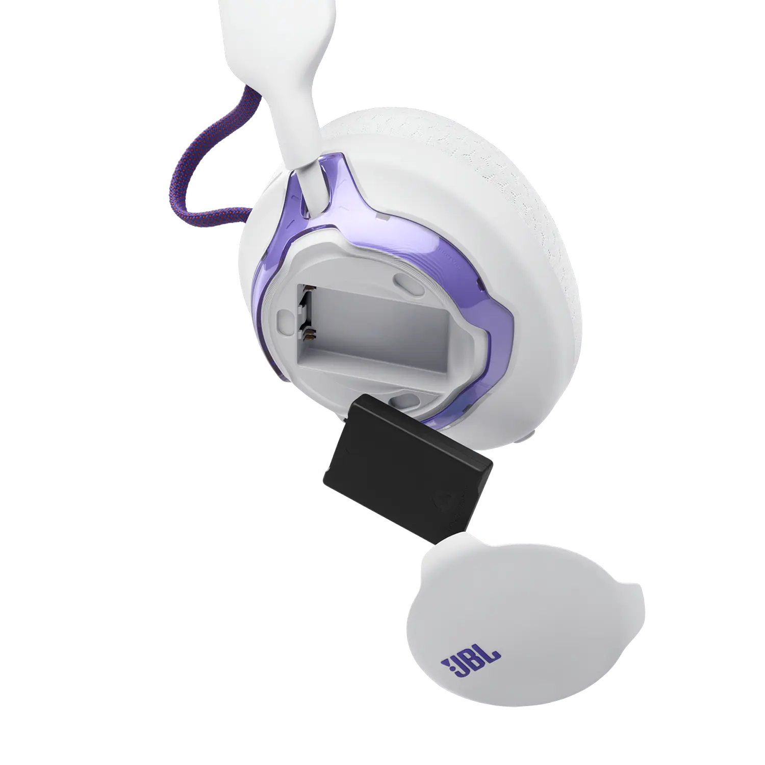JBL Quantum 650, Audífonos Gamer Inalámbricos, 50mm, 2.4GHz, Bluetooth 5.3, 45h, Blanco 8