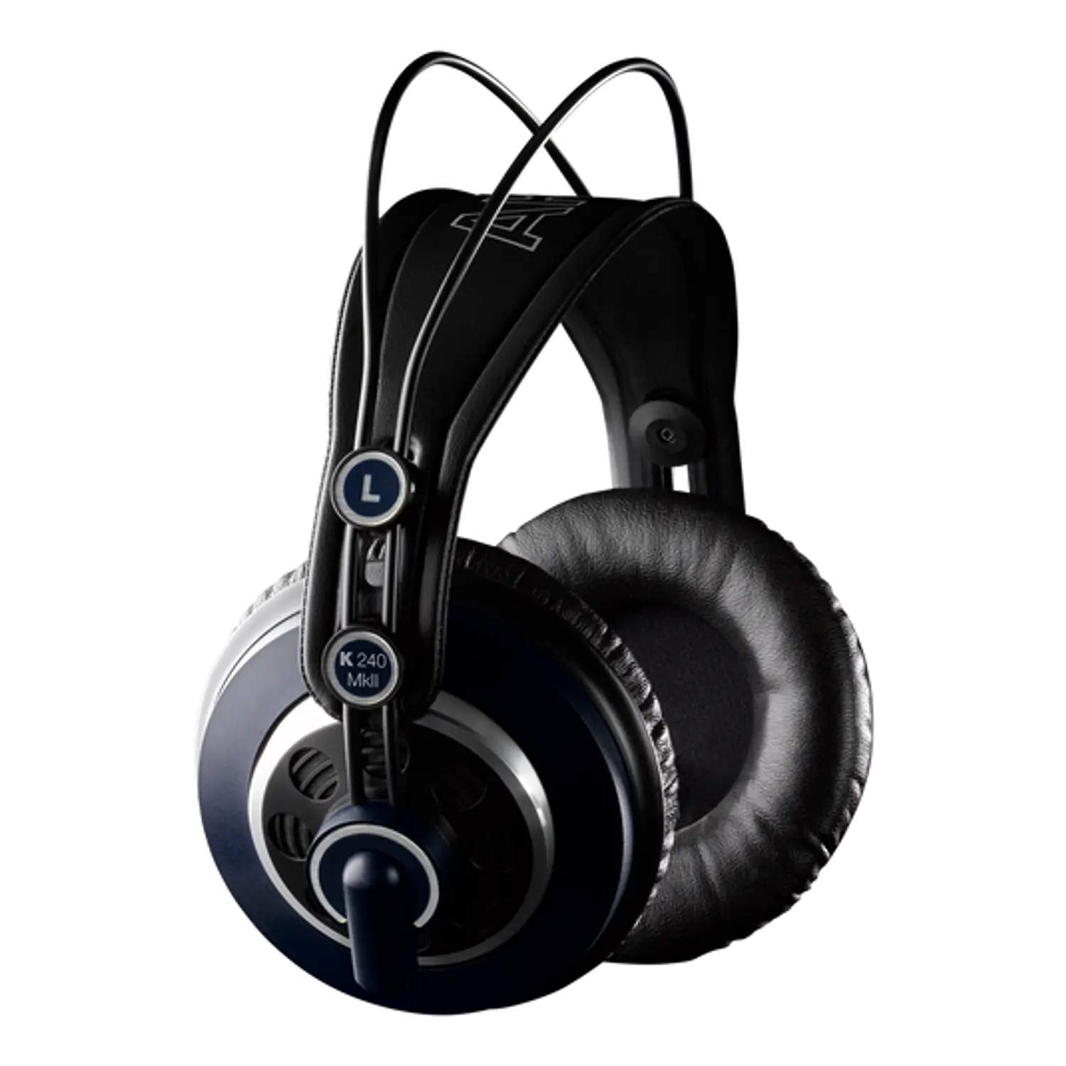 AKG K240 MKII, Audífonos de Estudio Semiabiertos, 30mm, 55 Ohm, Cable Desmontable, Negro 1