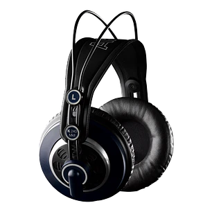 AKG K240 MKII, Audífonos de Estudio Semiabiertos, 30mm, 55 Ohm, Cable Desmontable, Negro