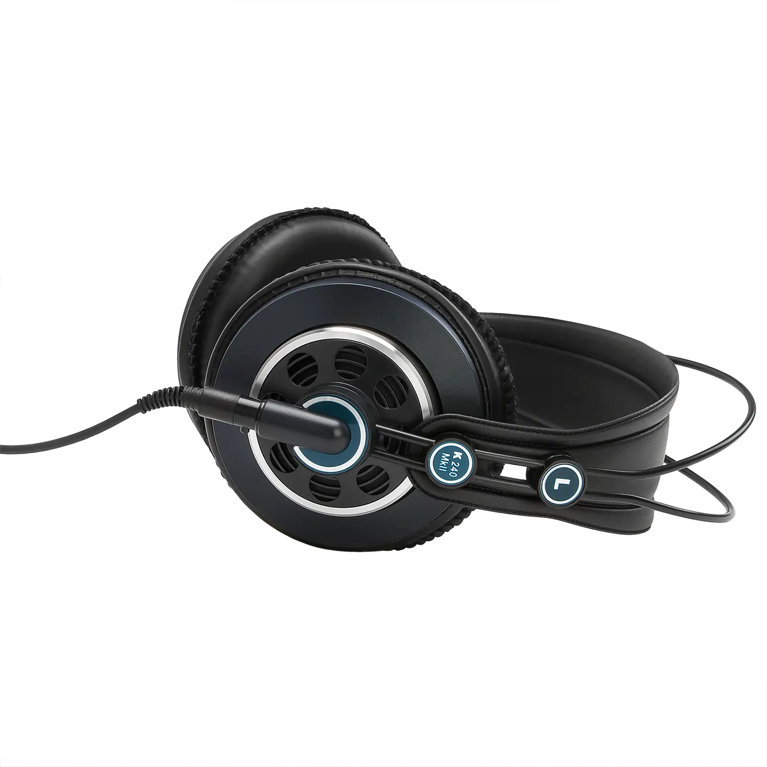 AKG K240 MKII, Audífonos de Estudio Semiabiertos, 30mm, 55 Ohm, Cable Desmontable, Negro 3