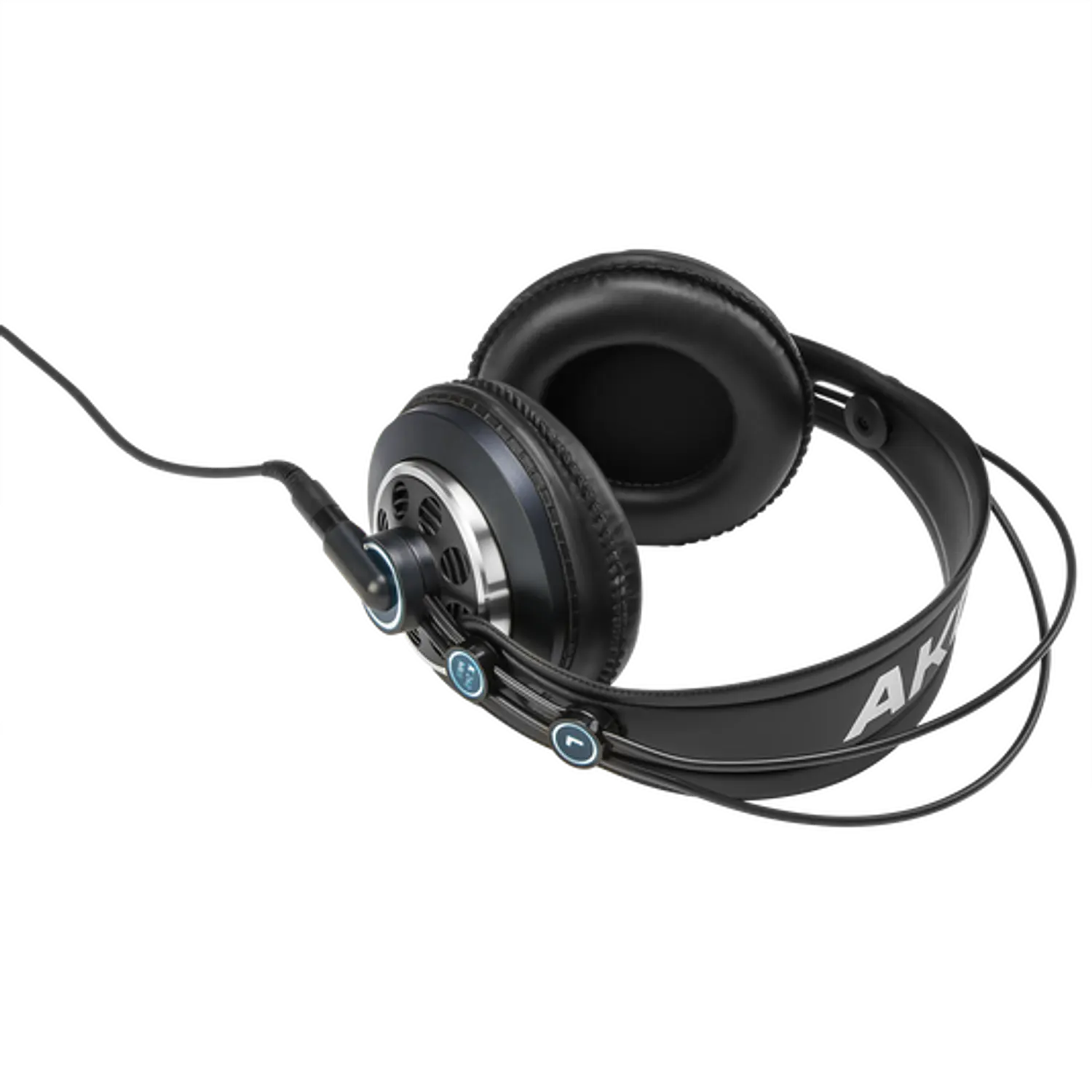 AKG K240 MKII, Audífonos de Estudio Semiabiertos, 30mm, 55 Ohm, Cable Desmontable, Negro 4