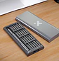 Xtech XTA-820, Kit de Destornilladores de Precisión 25 en 1, 24 Puntas S2, Estuche Aluminio - Miniatura 11