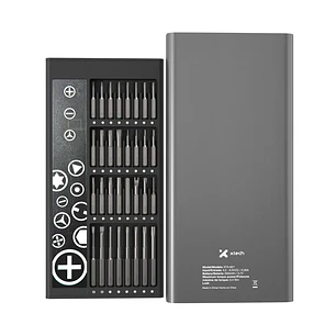 Xtech XTA-821, Kit Destornillador Eléctrico de Precisión 68 en 1, 64 Puntas S2, USB-C