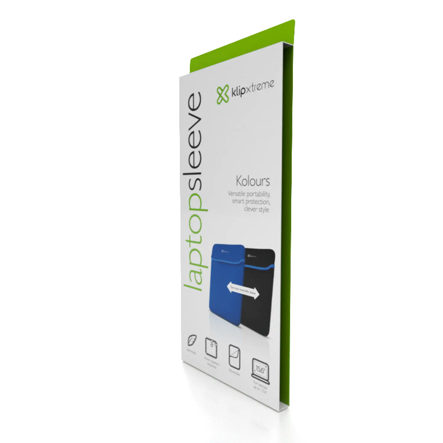 Klip Xtreme Kolours KNS-415BL, Funda Reversible para Notebook 15.6
