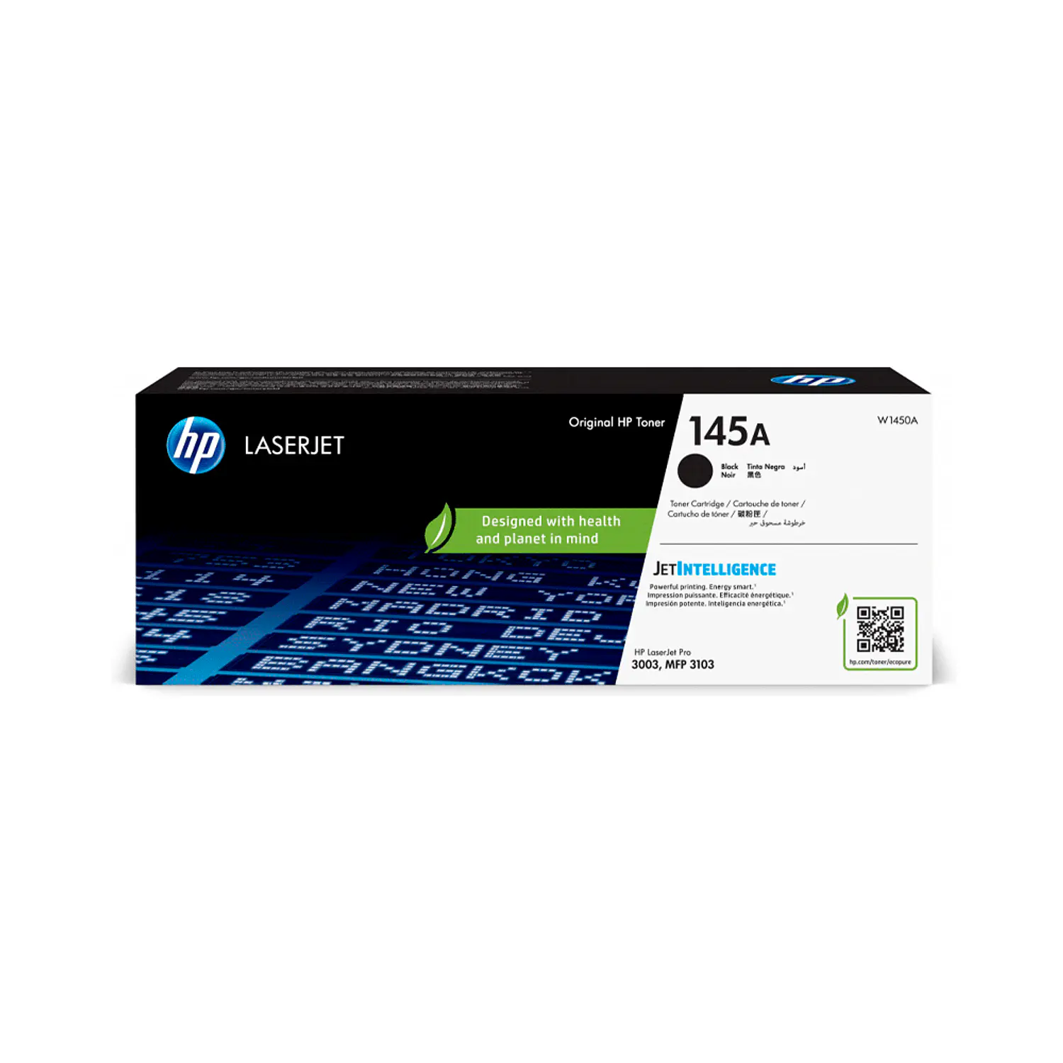 HP 145A W1450A, Tóner Negro Original LaserJet, Rendimiento 1.700 Páginas
