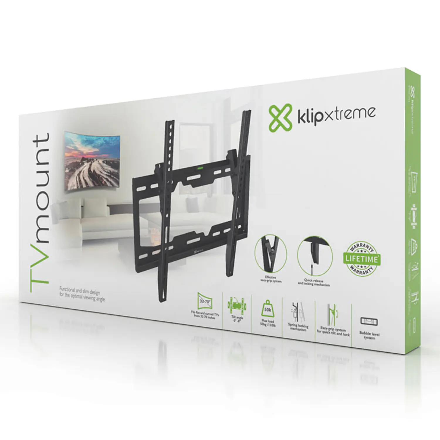 Klip Xtreme KTM-351, Soporte Inclinable para TV 32-70
