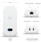 Ubiquiti UniFi AI Theta UVC-AI-Theta, Kit Cámara IP Modular 4K, Lente 8MP + 360°, IA, PoE - Miniatura 2