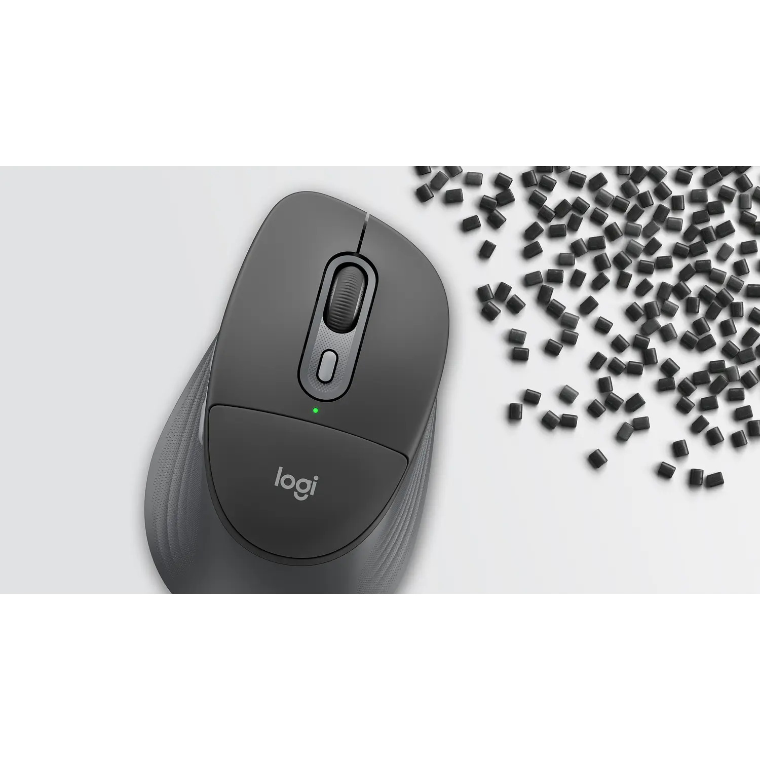 Logitech Signature Comfort Plus M850 L, Mouse Inalámbrico Bluetooth, 4000 DPI, SmartWheel, Grafito 10