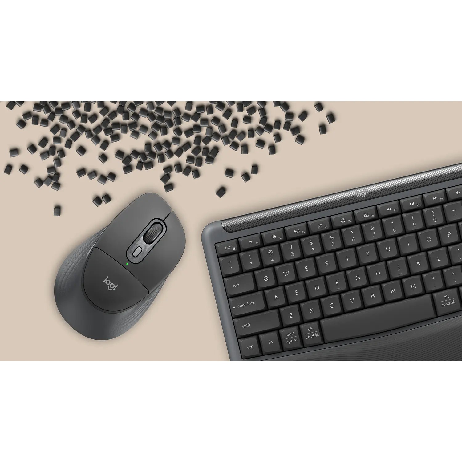 Logitech Signature Comfort Plus Combo MK880, Teclado y Mouse Bluetooth, Español, SmartWheel, Grafito 14