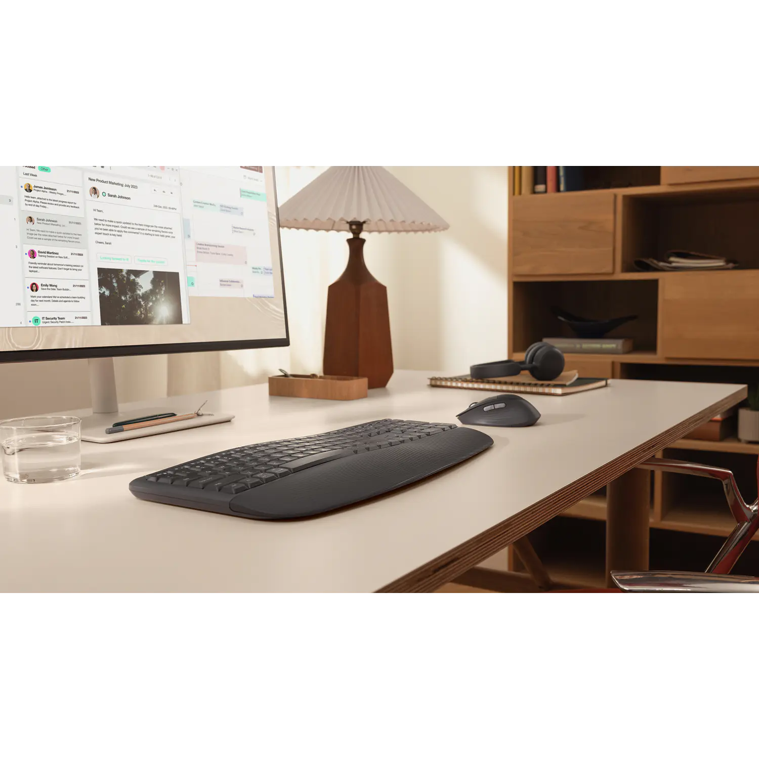 Logitech Signature Comfort Plus Combo MK880, Teclado y Mouse Bluetooth, Español, SmartWheel, Grafito 15