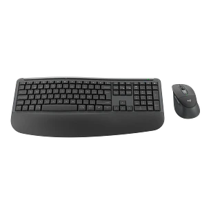 Logitech Signature Comfort Plus Combo MK880, Teclado y Mouse Bluetooth, Español, SmartWheel, Grafito