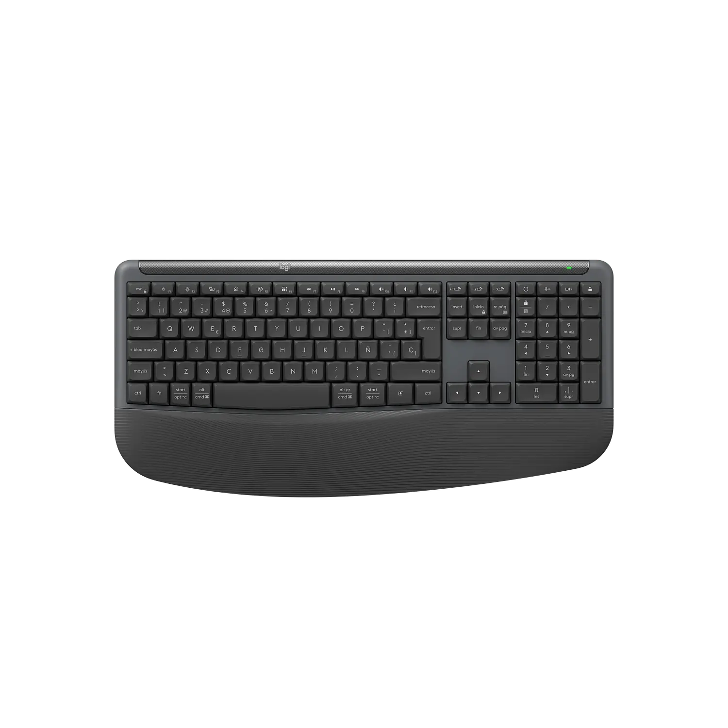 Logitech Signature Comfort Plus Combo MK880, Teclado y Mouse Bluetooth, Español, SmartWheel, Grafito 4