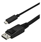 StarTech CDP2DPMM1MB, Cable USB-C a DisplayPort 1.2, 1m, 4K 60Hz, HBR2, Thunderbolt 3, Negro - Miniatura 3