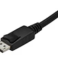 StarTech CDP2DPMM1MB, Cable USB-C a DisplayPort 1.2, 1m, 4K 60Hz, HBR2, Thunderbolt 3, Negro - Miniatura 5
