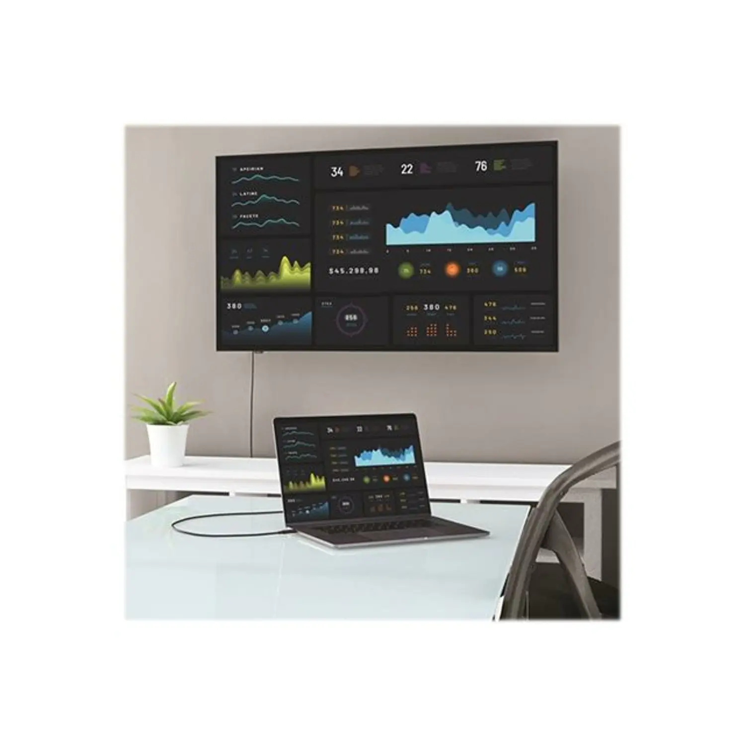 StarTech CDP2DPMM1MB, Cable USB-C a DisplayPort 1.2, 1m, 4K 60Hz, HBR2, Thunderbolt 3, Negro 10