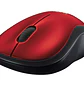 Logitech M185, Mouse Inalámbrico 2.4GHz, 1000 DPI, Nano Receptor USB, Ambidiestro, Rojo - Miniatura 5