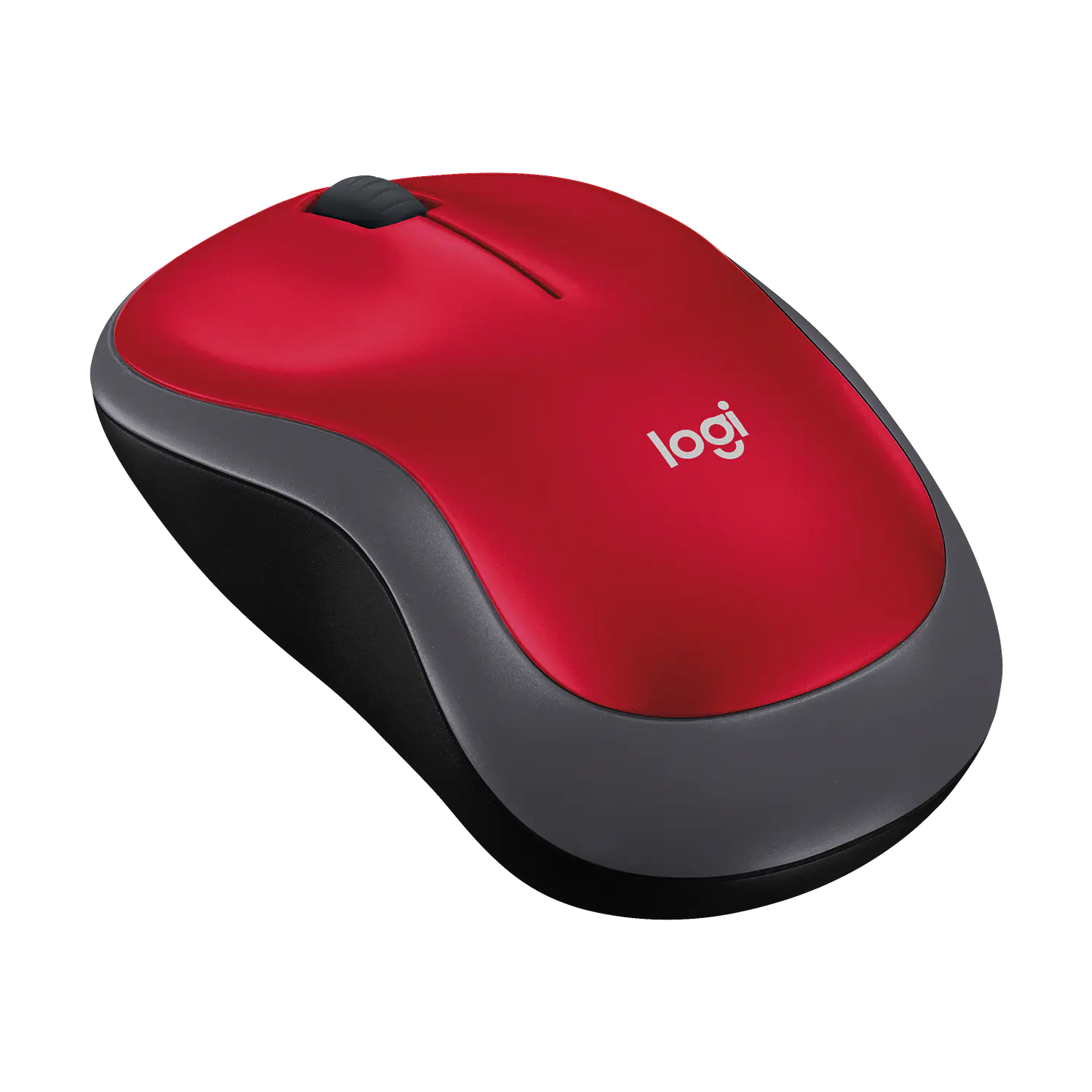 Logitech M185, Mouse Inalámbrico 2.4GHz, 1000 DPI, Nano Receptor USB, Ambidiestro, Rojo 2