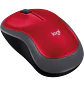 Logitech M185, Mouse Inalámbrico 2.4GHz, 1000 DPI, Nano Receptor USB, Ambidiestro, Rojo - Miniatura 2